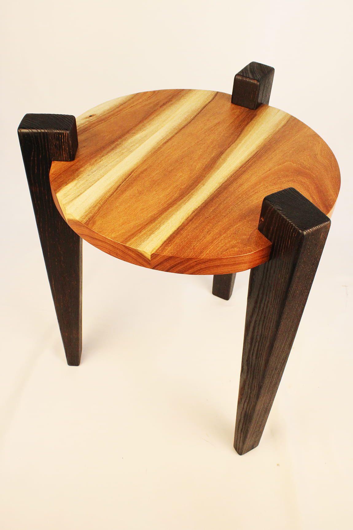 custom hardwood side tables