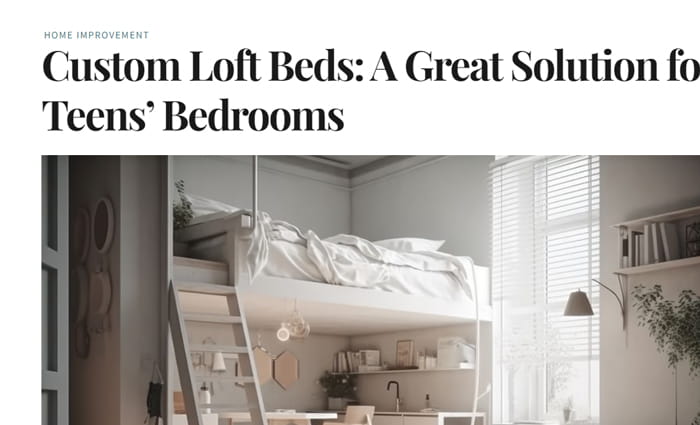 Aflam Features Smith Farms Loft Bed Designs