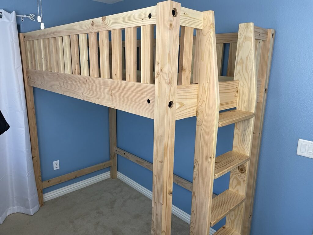 custom loft bed california