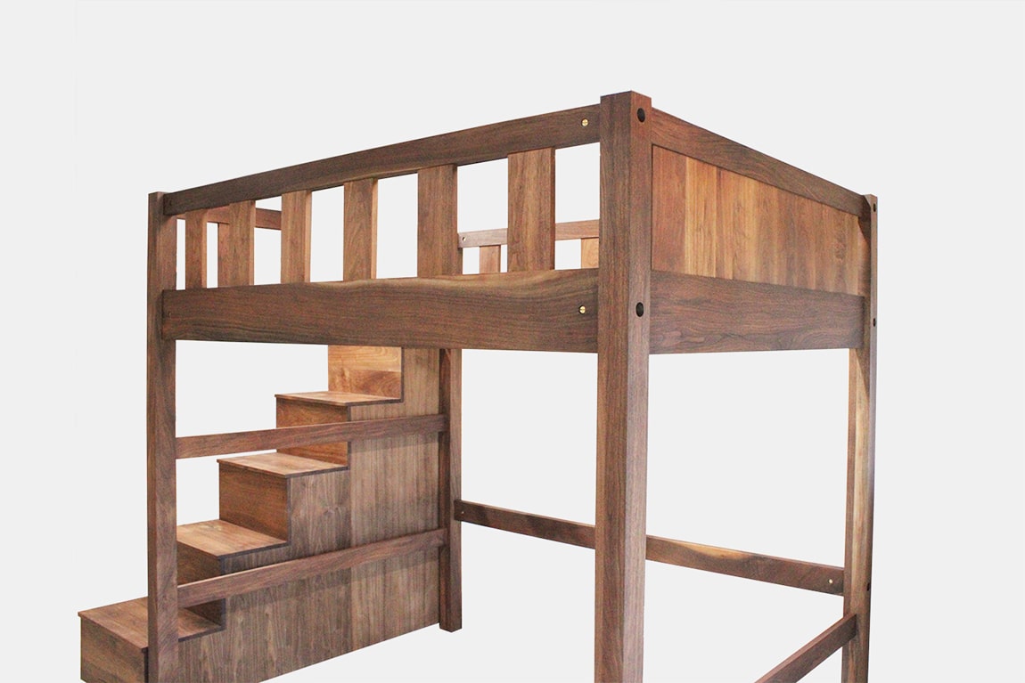 custom wood loft bed murrieta