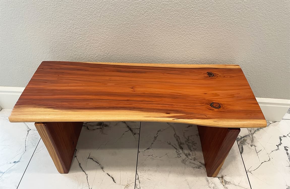 custom bedroom bench temecula