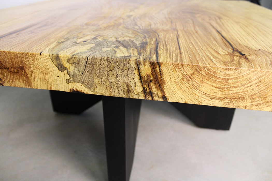 custom solid wood ash coffee table temecula ca