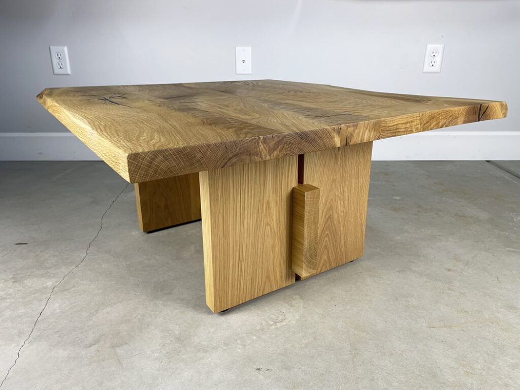 custom oak coffee table temecula