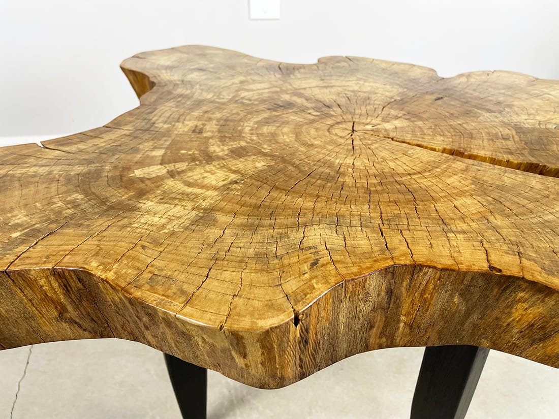 custom solid wood side table temecula