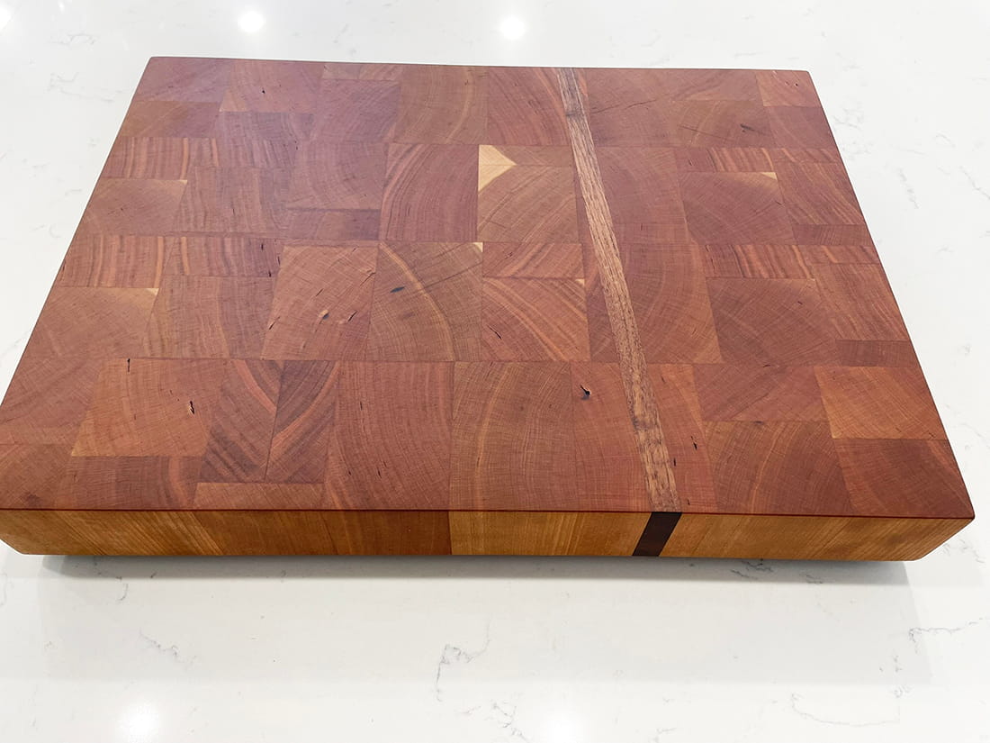 custom end-grain cutting board san diego